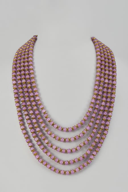 SALIL BHATIA Semi-Precious Stone Layered Mala 