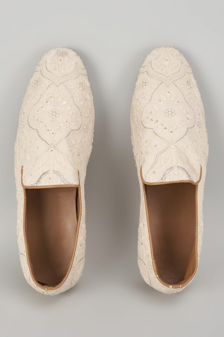 SALIL BHATIA Taj Mahal Sequin Embellished Loafers 