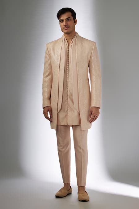 SALIL BHATIA Reet Mahal Embellished Jacket & Kurta Set 