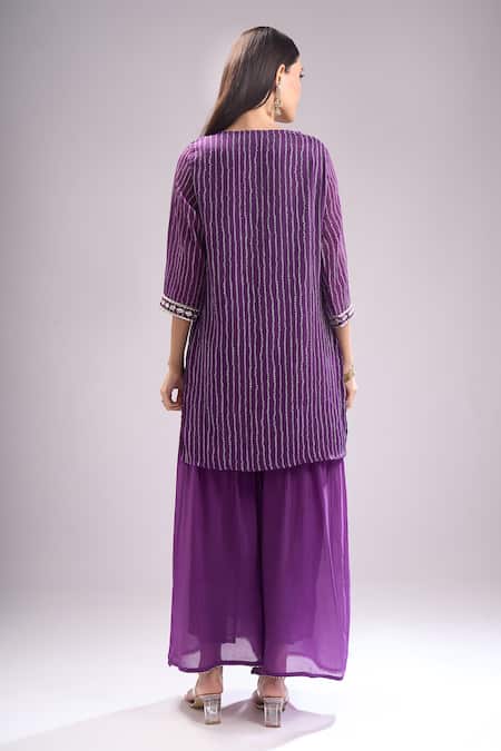 Samyukta Singhania Bandhani Print Kurta Sharara Set 