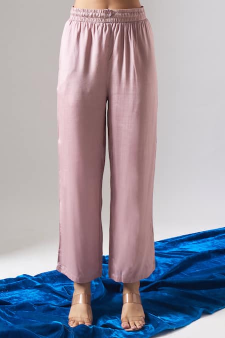 Buy_Samyukta Singhania_Purple Tissue, Shantoon, Chiffon Embroidery, Zari, Mirrors, Thread And Kurta Set _Online_at_Aza_Fashions