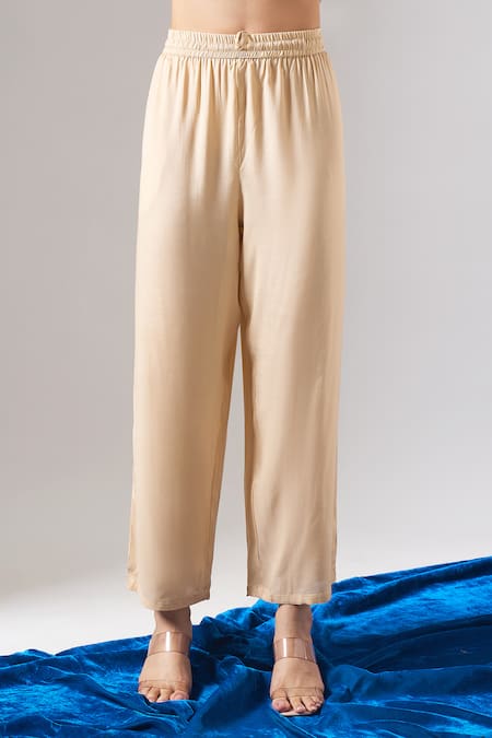 Shop Samyukta Singhania Beige Tissue, Shantoon, Chiffon Embroidery, Zari, Mirrors, Shimmer Kurta Set Online at Aza Fashions Shop_Samyukta Singhania_Beige Tissue, Shantoon, Chiffon Embroidery, Zari, Mirrors, Shimmer Kurta Set _Online_at_Aza_Fashions