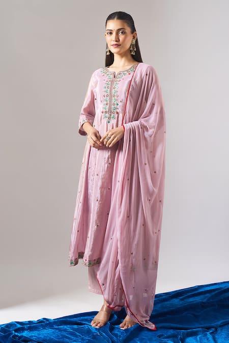 Samyukta Singhania Shimmer Tissue Kurta Set 