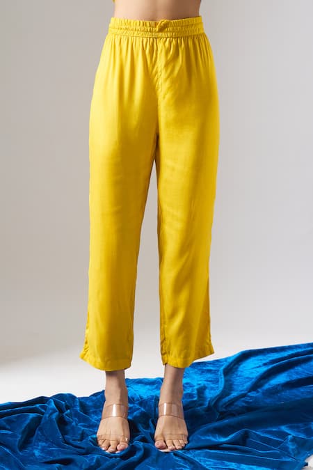 Buy Samyukta Singhania Yellow Tissue, Shantoon, Chiffon Embroidery, Mirrors, Zari, Shimmer Kurta Set Online at Aza Fashions Buy_Samyukta Singhania_Yellow Tissue, Shantoon, Chiffon Embroidery, Mirrors, Zari, Shimmer Kurta Set _Online_at_Aza_Fashions