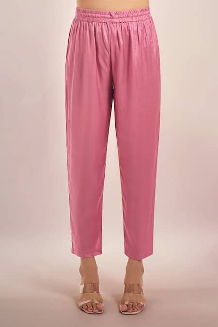 Buy_Samyukta Singhania_Purple , Shantoon, Silk Embroidery, Zari, Dori Mul Kurta Set _Online_at_Aza_Fashions