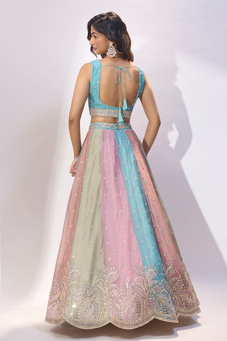 Samyukta Singhania Paneled Embroidered Lehenga Set 