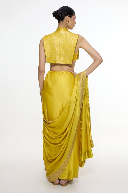 Ekaya Banaras Cherry Blossom Handwoven Shawl 