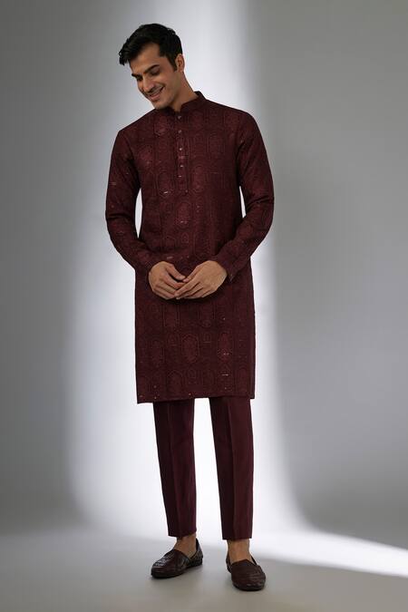 SALIL BHATIA Ruhani Mahal Sequins Embellished Kurta Set 