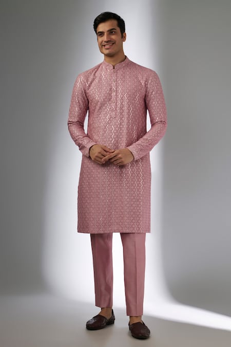 SALIL BHATIA Surat Mahal Thread Embellished Kurta Set 