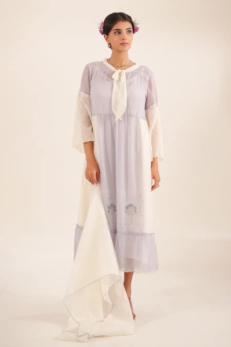 Tatwa Chanderi Embroidered Kurta 