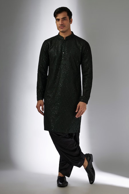 SALIL BHATIA Draksh Mahal Sequins Embellished Kurta Set 
