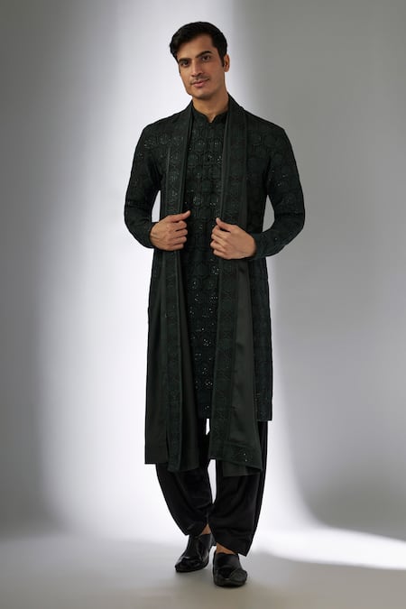 SALIL BHATIA Bel Boota Embellished Kurta Set 