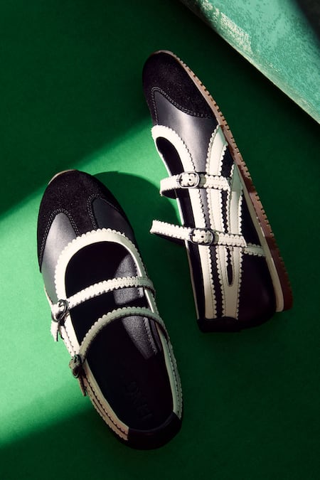 Dang Shoes Suede & Nappa Leather Bubble Sneakerina 