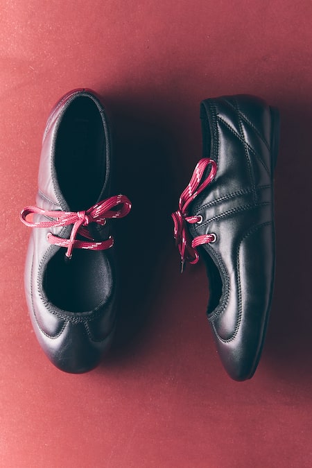 Dang Shoes Bobbie Nappa Leather Ballerina Sneakers 