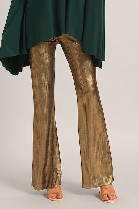 Buy Namrata Joshipura Green Jersey Beads, Embroidery Mandarin Collar, Keyhole Neck Marielle Cape Tunic Buy_Namrata Joshipura_Green Jersey Beads, Embroidery Mandarin Collar, Keyhole Neck Marielle Cape Tunic