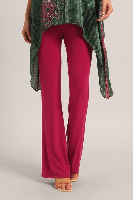 Buy Namrata Joshipura Green Split V-neck Paisely Crinkle Handkerchief Tunic Buy_Namrata Joshipura_Green Split V-neck Paisely Crinkle Handkerchief Tunic