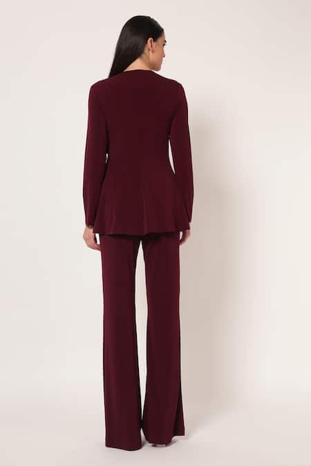 Namrata Joshipura Marielle Front Open Top With Pant 