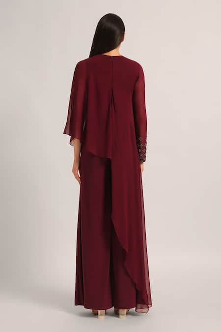 Namrata Joshipura Silver Dust Front Flap Jumpsuit 