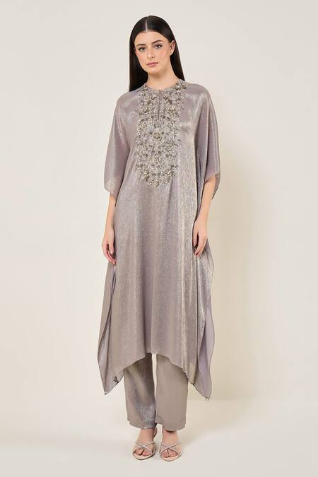 Namrata Joshipura Amara Yoke Embroidered Kaftan With Pant 