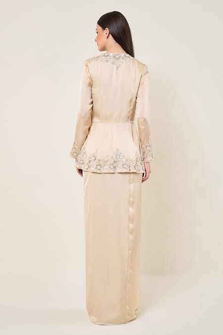 Namrata Joshipura Amara Peplum Top With Skirt 