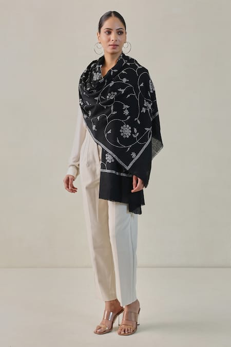 SHAZA Nusrat Swarovski Embellished Stole 