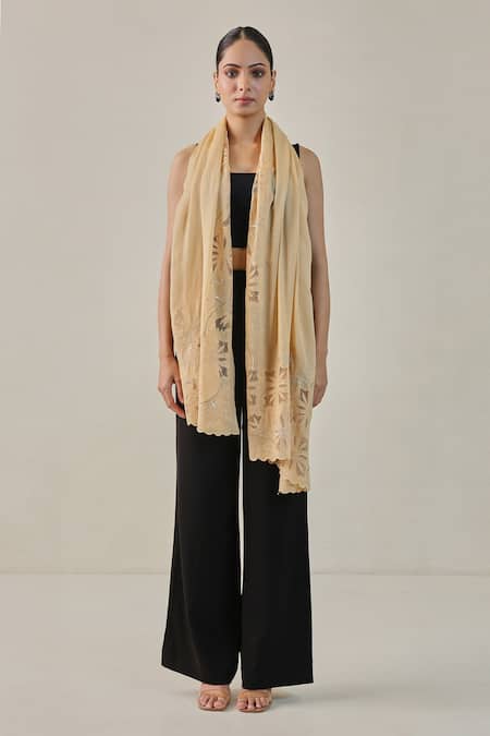 SHAZA Moira Vineyard Zaywar Pashmina Stole 
