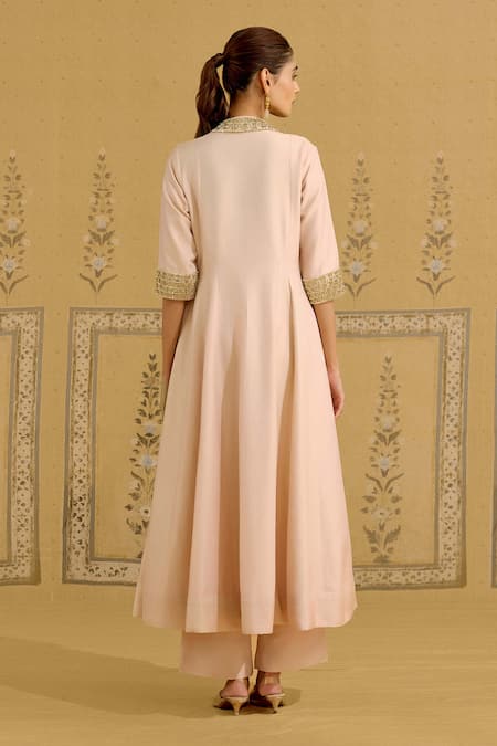 Shyam Narayan Prasad Zardozi Embroidered Kurta & Pant Set 