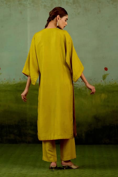 Shyam Narayan Prasad Zardozi Embroidered Kurta & Pant Set 