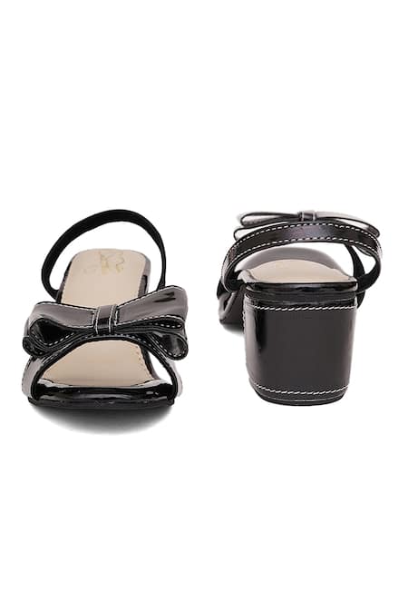 Shop_Sole House_Black Bows Midnight Heels _Online_at_Aza_Fashions
