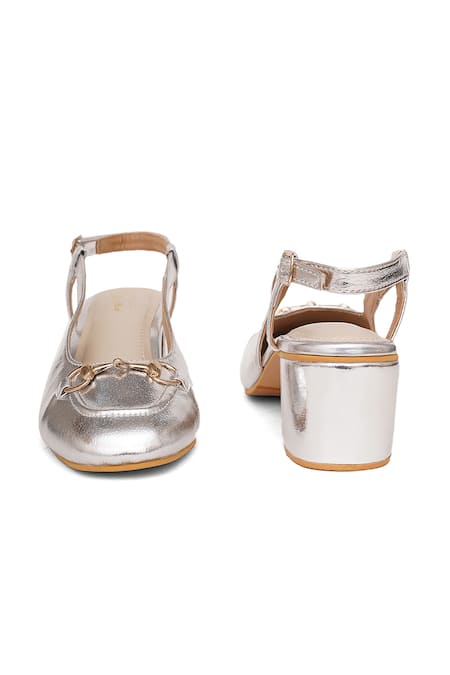 Shop_Sole House_Silver Buckles Dorthy Block Heels _Online_at_Aza_Fashions
