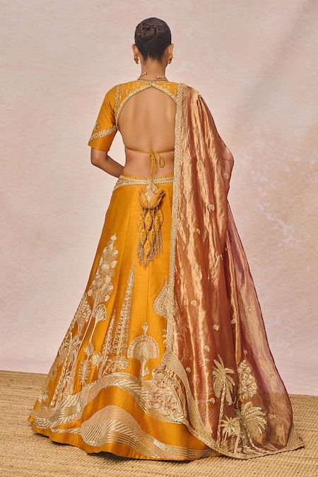 Masaba The Dil Lubhata Embroidered Motifs 12 Kalis Lehenga Set 