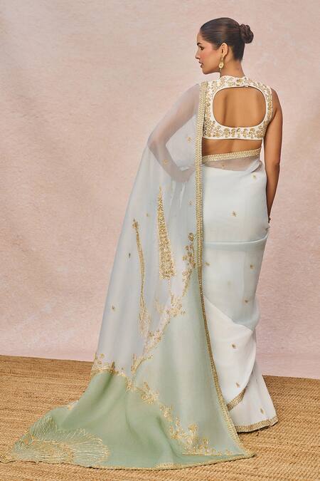 Masaba Pehli Baarish Embroidered Saree With Blouse 