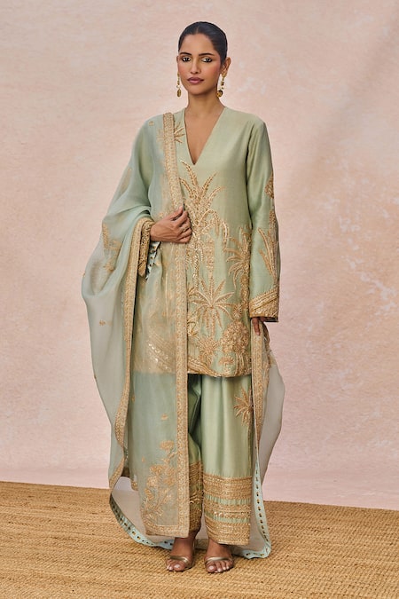 Masaba Ikrar Hua Gul Chaand Embroidered Kurta Set 
