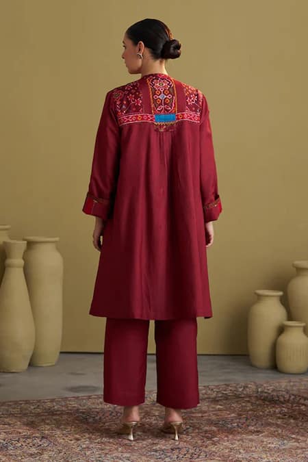 Vaaya Patan Patola & Banarasi Brocade Applique Jacket 