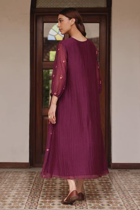 Vaayu Amethyst Bloom Dress 