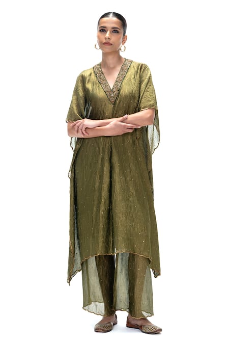 Mimamsaa Shobhana Handwoven Kaftan With Pant 