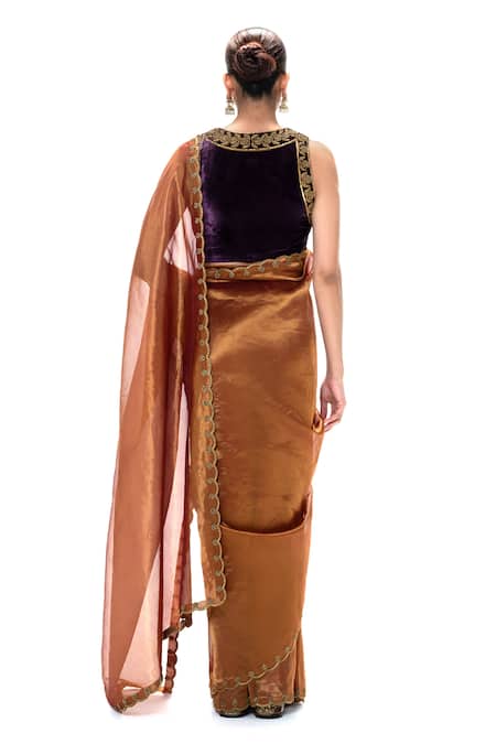 Mimamsaa Shaili Handwoven Saree With Unstitched Blouse 