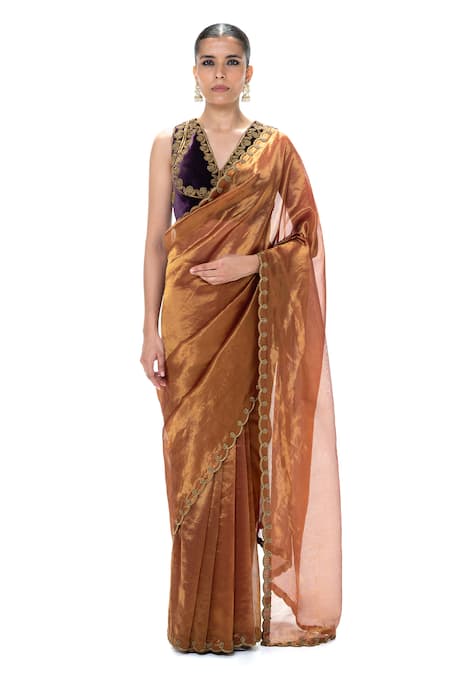 Mimamsaa Shaili Handwoven Saree With Unstitched Blouse 