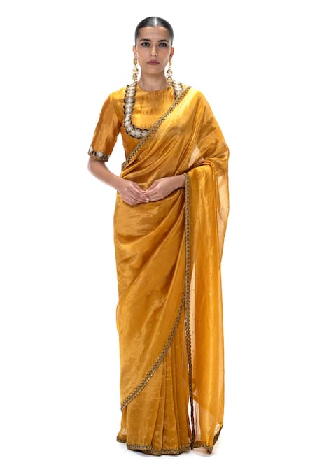Mimamsaa Nitara Handwoven Saree With Unstitched Blouse 
