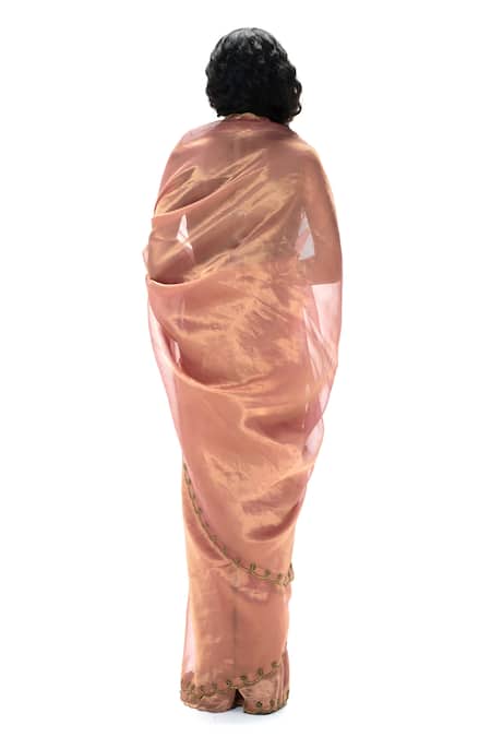 Mimamsaa Mridula Handwoven Tissue Silk Saree With Unstitched Blouse 