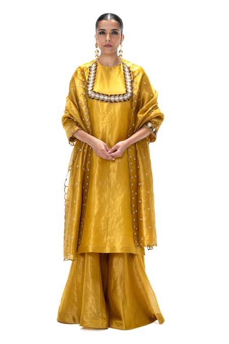 Mimamsaa Sevanti Handwoven & Embroidered Kurta Set 