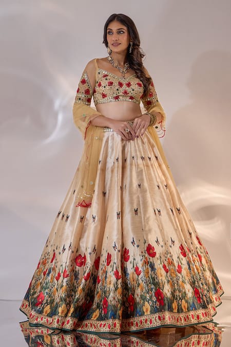 Rashika Sharma Sona Floral Print Lehenga Set 