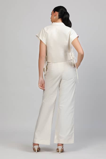 Zosia Alvara Printed Jacket Pant Set 