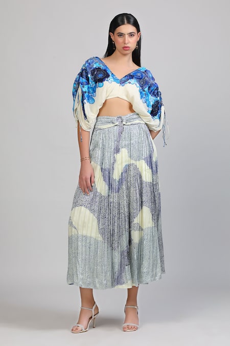 Zosia Marea Pleated Top With Skirt 