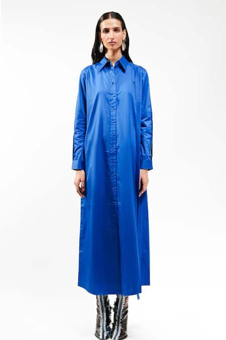 AK-OK Cotton Shirt Dress