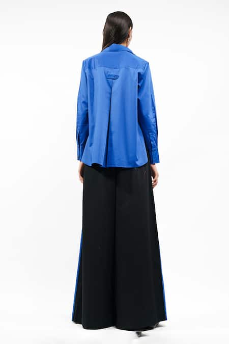 AK-OK Cotton Solid Shirt & Trouser Set