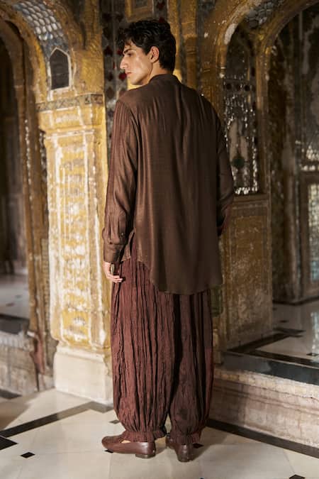 Dash And Dot Crinkled Organic Viscose Pant 