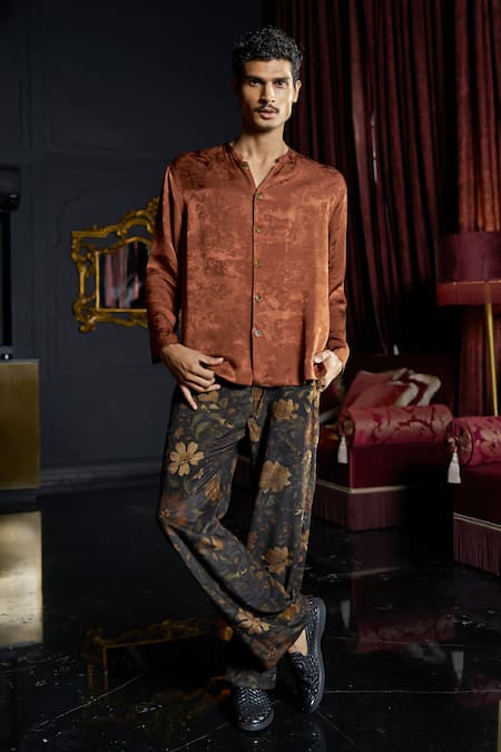 Dash And Dot Floral Print Recycled Polyester Pant 