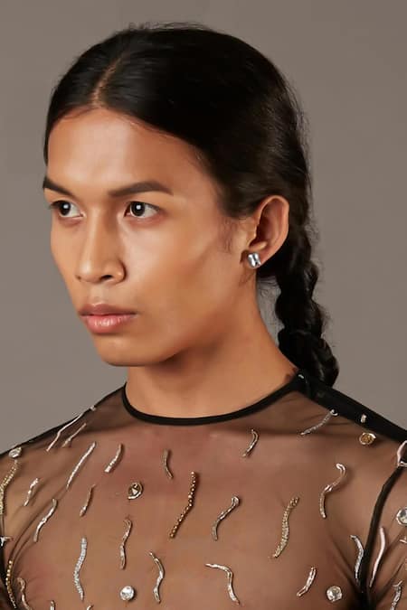 Quod Silver Plated Tooth Studs