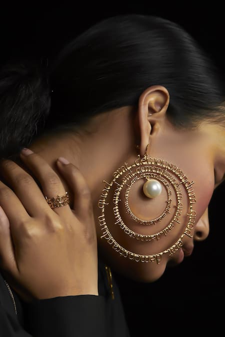 Buy Quod Gold Plated Qed Grill Ring Online at Aza Fashions Buy_Quod_Gold Plated Qed Grill Ring _Online_at_Aza_Fashions